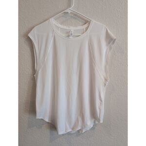 Lululemon Plank To Pike Short Sleeve, White, Size 10
